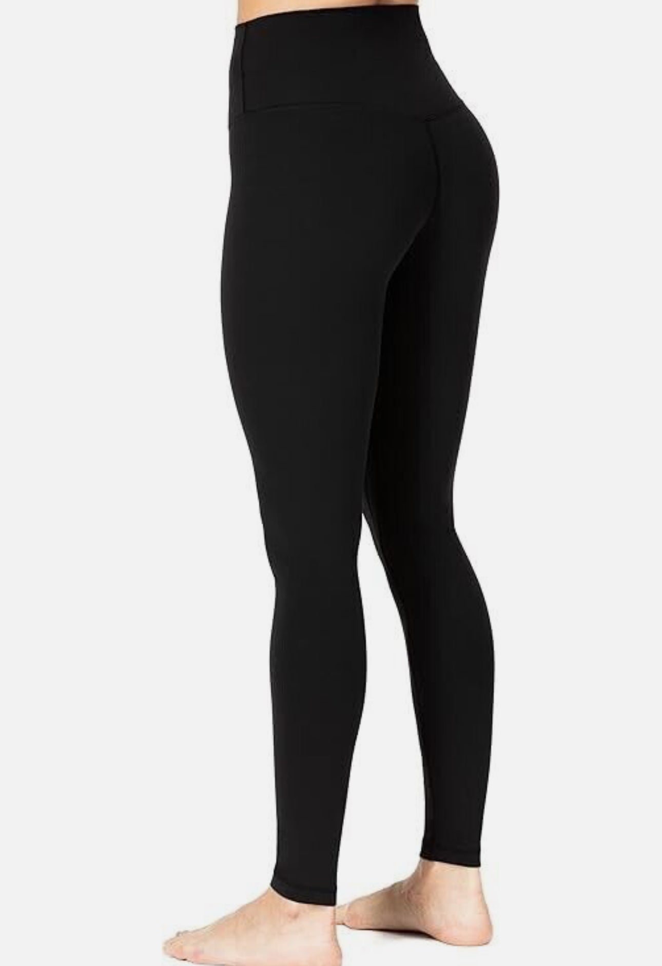 ANNIEGO Women’s High Waist Yoga Leggings – Nude Feel, Slim Fit Gym Workout Pants
