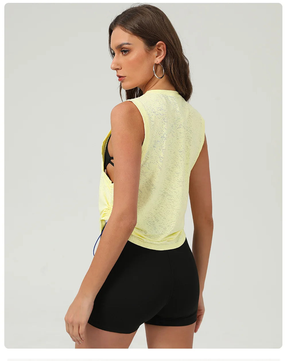 ANNIEGO Women’s Sleeveless Yoga Tank – Breathable Summer Loose Fit Sports Vest