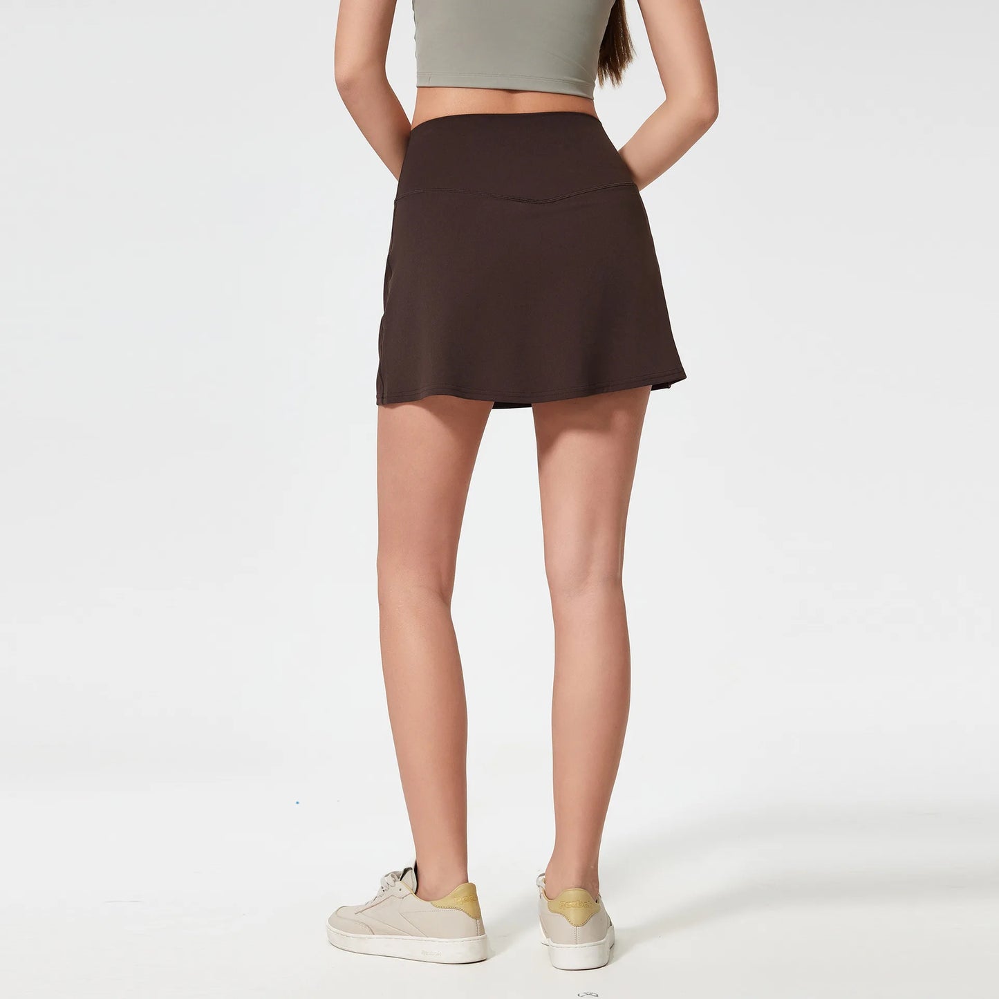 ANNIEGO Sports Skirt – Built-In Shorts, Lightweight, Tennis Style