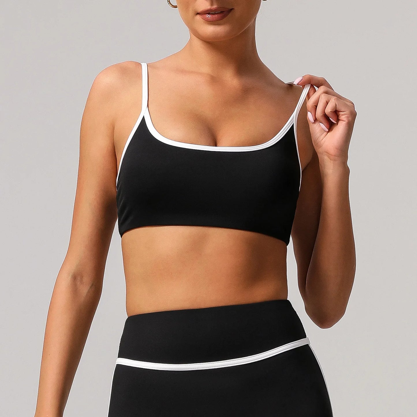 ANNIEGO Yoga Sports Bra – Quick-Drying, Shockproof, Outdoor Running