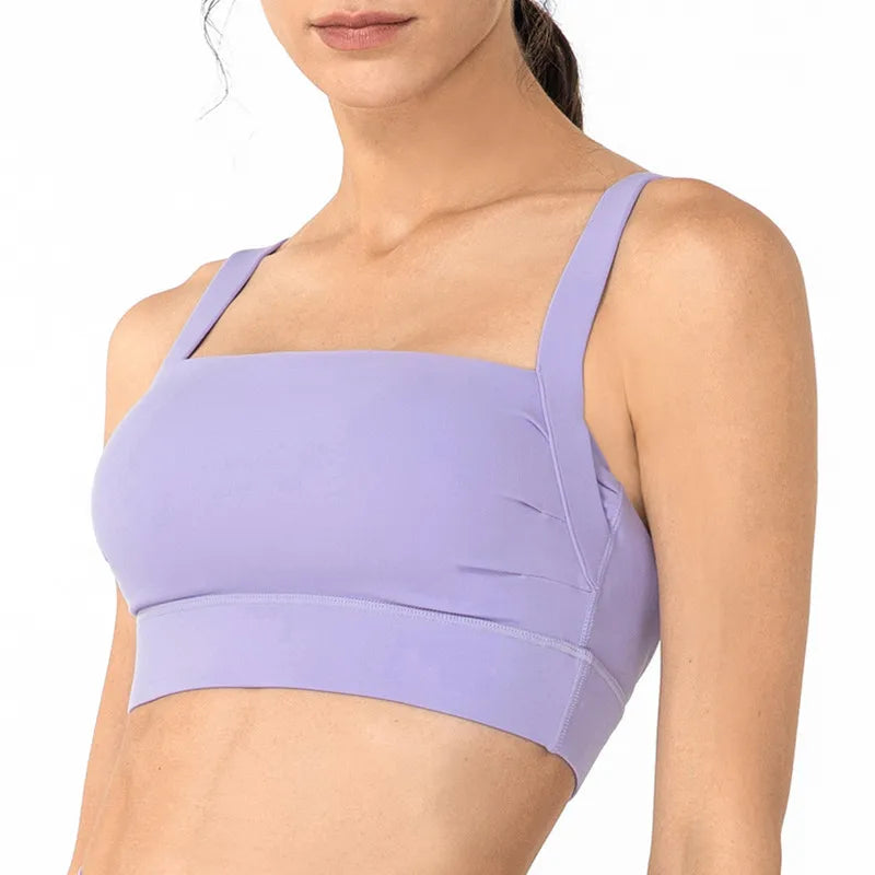 ANNIEGO Shockproof Sports Bra – Removable Padding, Quick-Dry, Yoga Fit