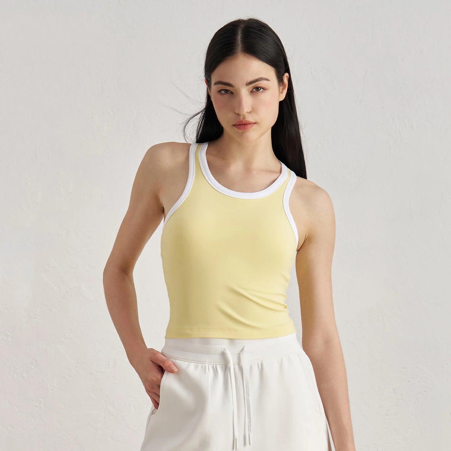 ANNIEGO Seamless I-Back Yoga Bra – Wire-Free & Sweatproof Fit