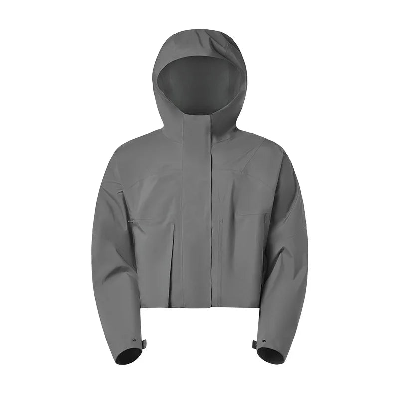 ANNIEGO Women’s Lightweight Windbreaker – Waterproof Zip Hoodie for Hiking & Outdoor Training