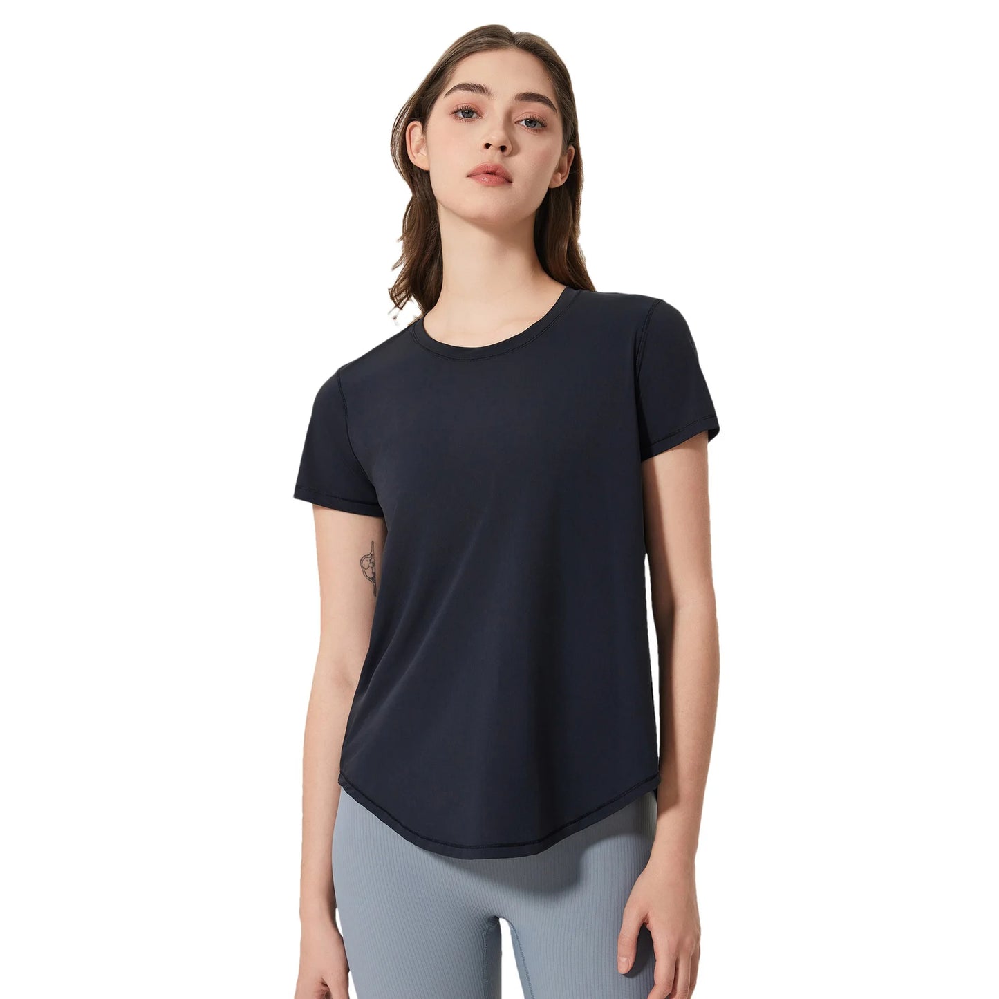ANNIEGO Quick-Dry Tee – Loose Fit, Short Sleeve, Summer Essential
