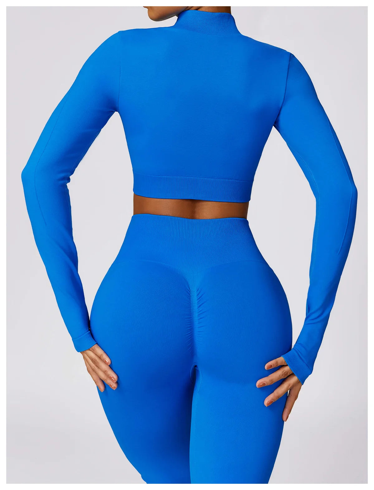 ANNIEGO Seamless Flare Yoga Pants – High Waist, Hip Lift, Tummy Control