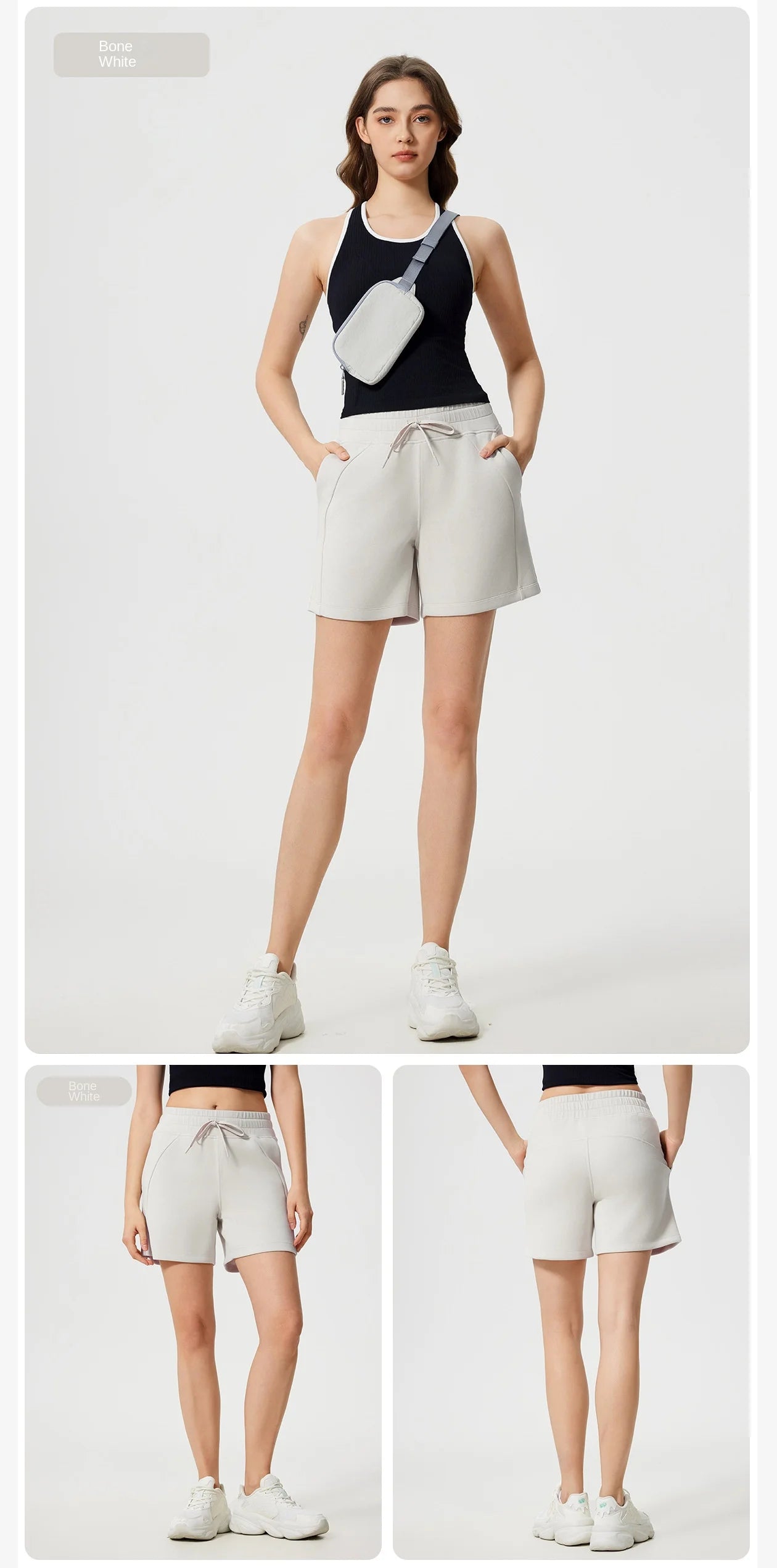 ANNIEGO Summer Sports Shorts – Loose Fit, Moisture-Wicking