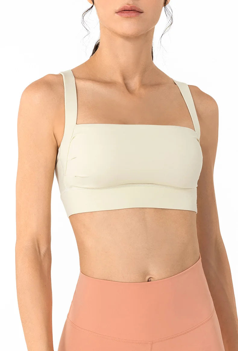 ANNIEGO Shockproof Sports Bra – Removable Padding, Quick-Dry, Yoga Fit