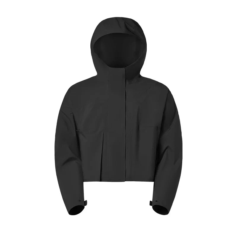 ANNIEGO Women’s Lightweight Windbreaker – Waterproof Zip Hoodie for Hiking & Outdoor Training