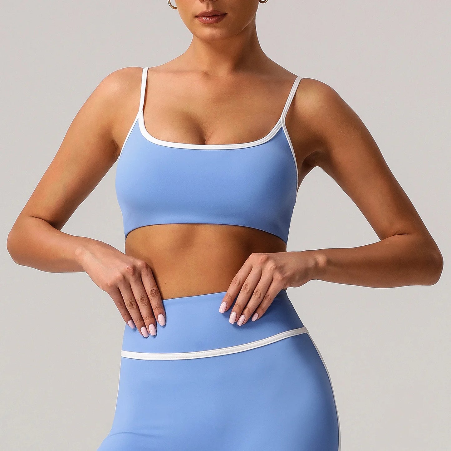 ANNIEGO Yoga Sports Bra – Quick-Drying, Shockproof, Outdoor Running