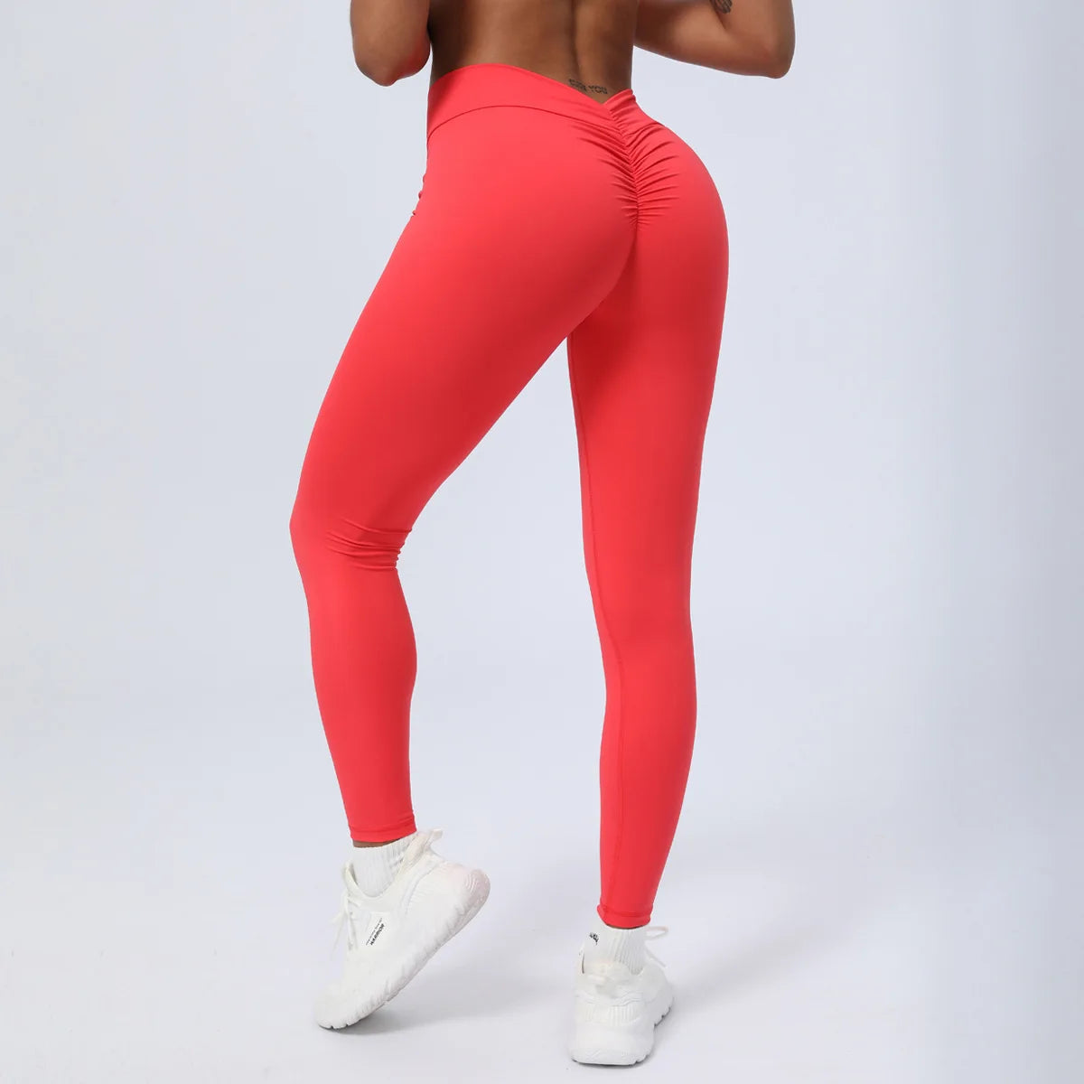 ANNIEGO Peach Lift Yoga Pants – Sculpted Fit, Soft & Stretchy