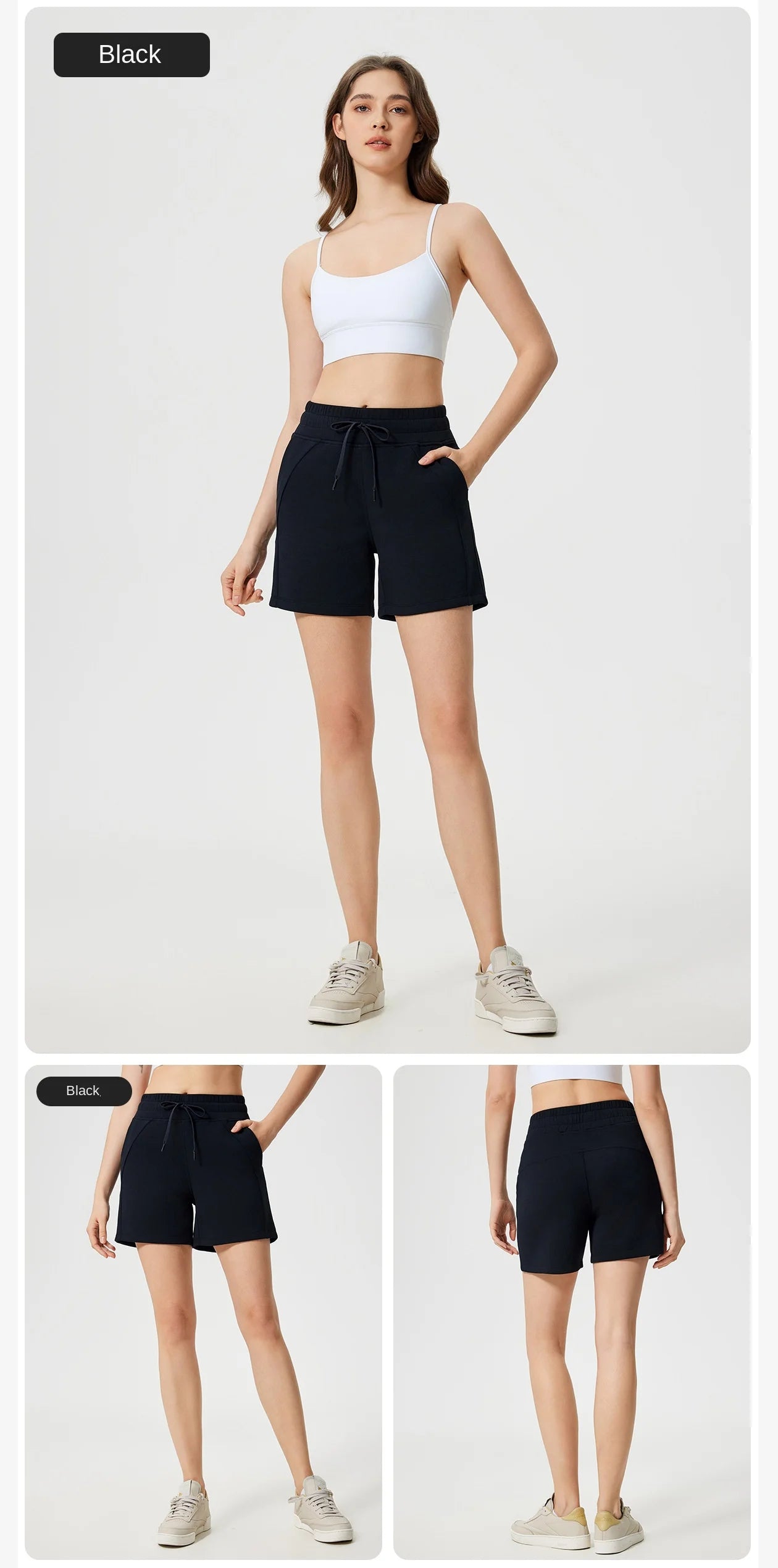 ANNIEGO Summer Sports Shorts – Loose Fit, Moisture-Wicking