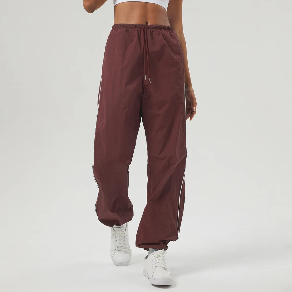 ANNIEGO Unisex Drawstring Loose Fit Joggers – Casual Pocket Fitness Pants