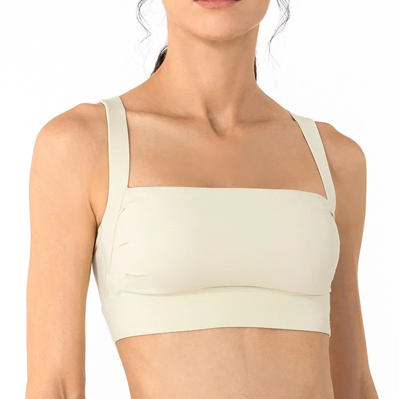 ANNIEGO Shockproof Sports Bra – Removable Padding, Quick-Dry, Yoga Fit