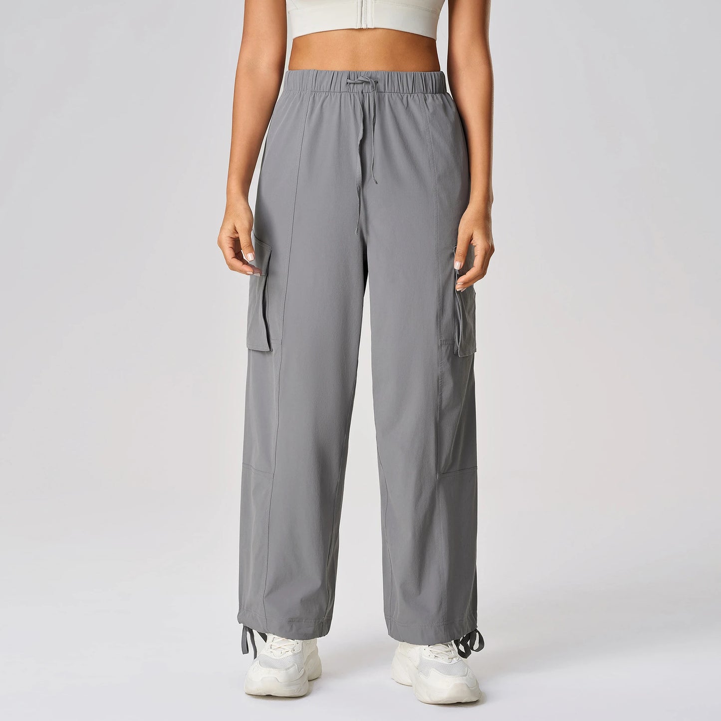 ANNIEGO Loose Fit Yoga Pants – Straight Leg, Casual & Breathable