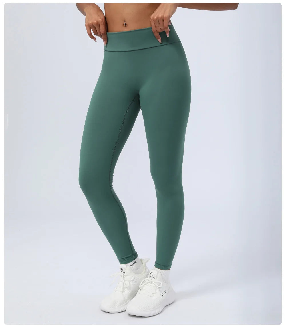 ANNIEGO Peach Lift Yoga Pants – Sculpted Fit, Soft & Stretchy