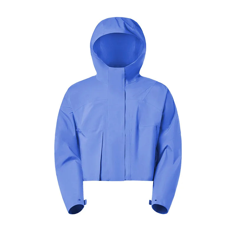 ANNIEGO Women’s Lightweight Windbreaker – Waterproof Zip Hoodie for Hiking & Outdoor Training