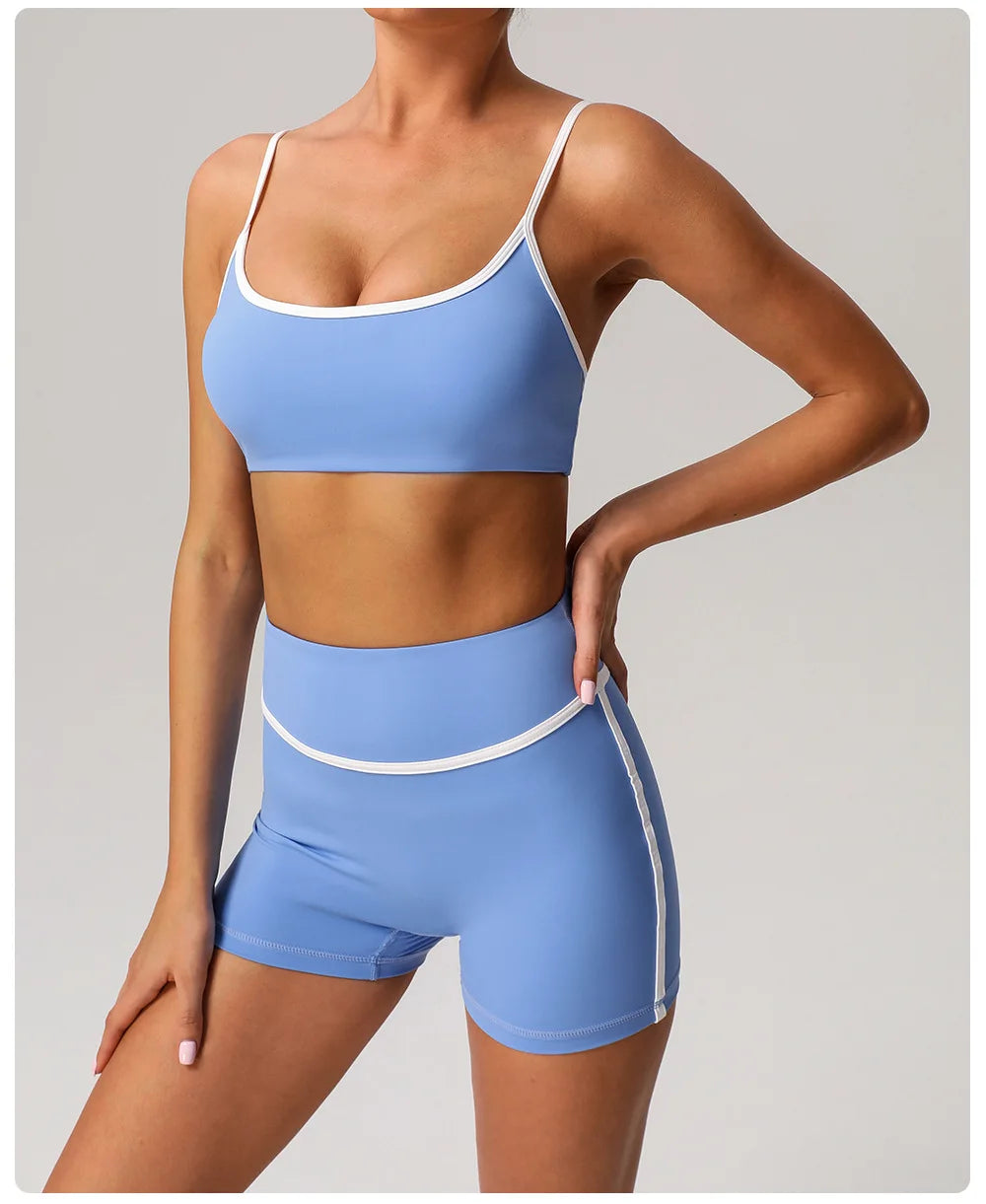ANNIEGO Yoga Sports Bra – Quick-Drying, Shockproof, Outdoor Running