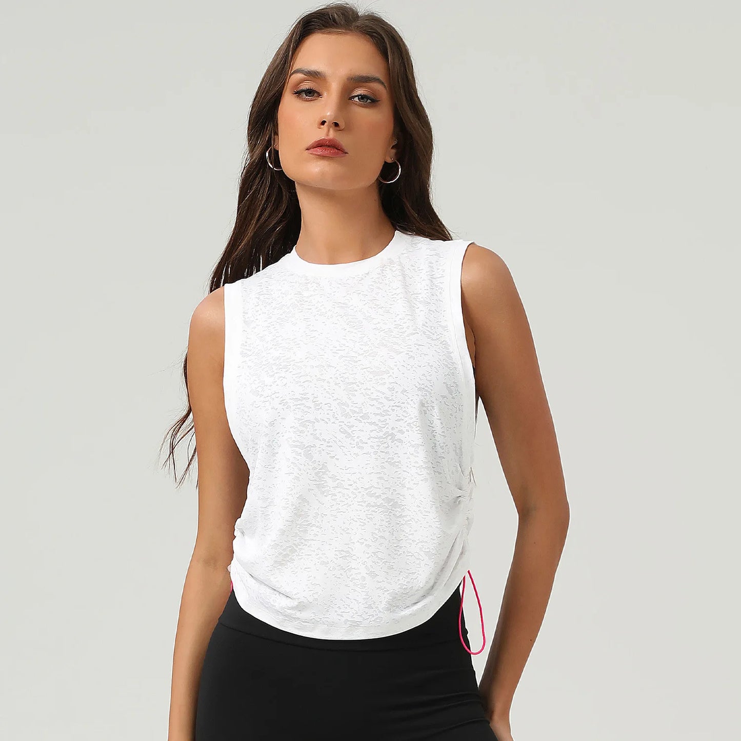 ANNIEGO Women’s Sleeveless Yoga Tank – Breathable Summer Loose Fit Sports Vest