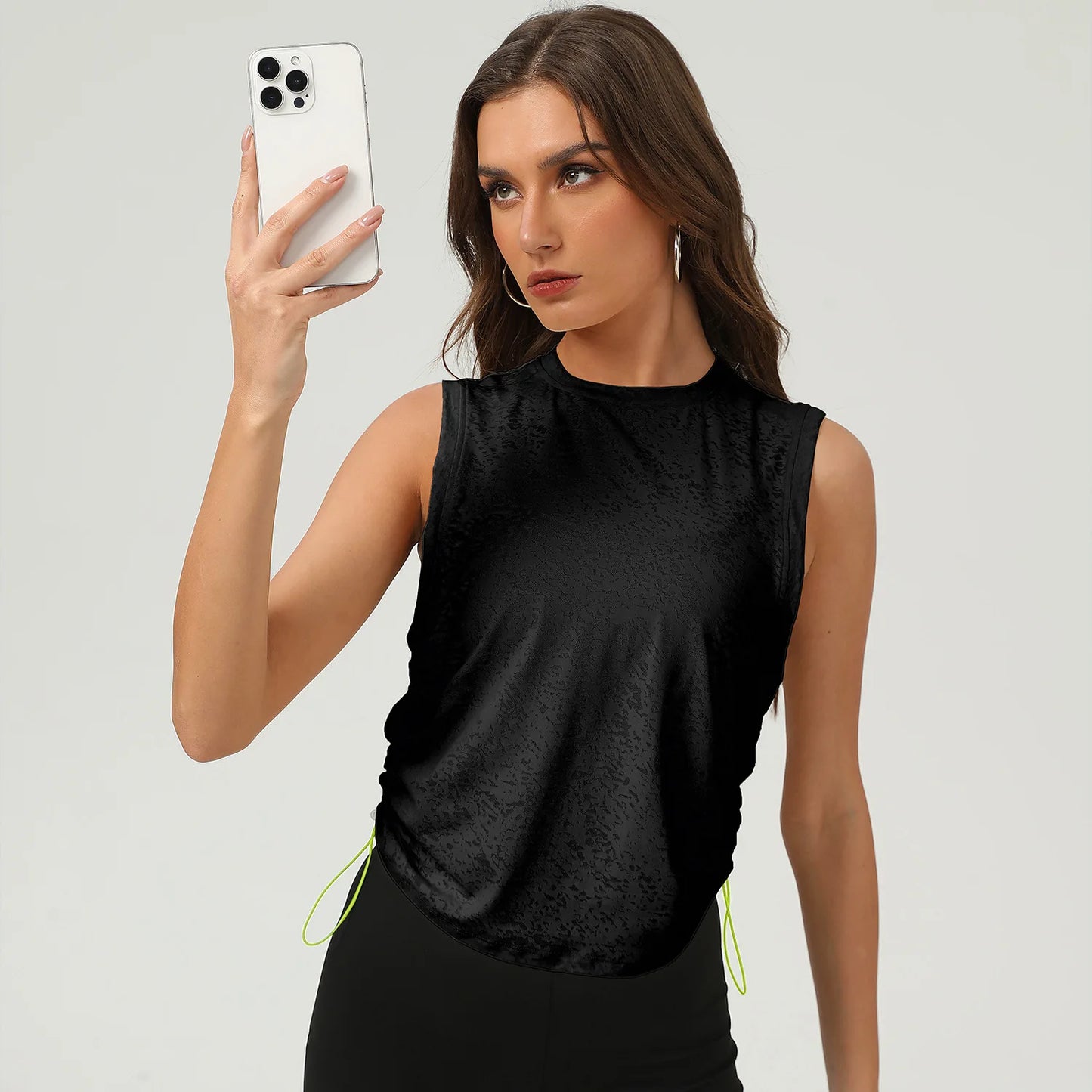 ANNIEGO Women’s Sleeveless Yoga Tank – Breathable Summer Loose Fit Sports Vest