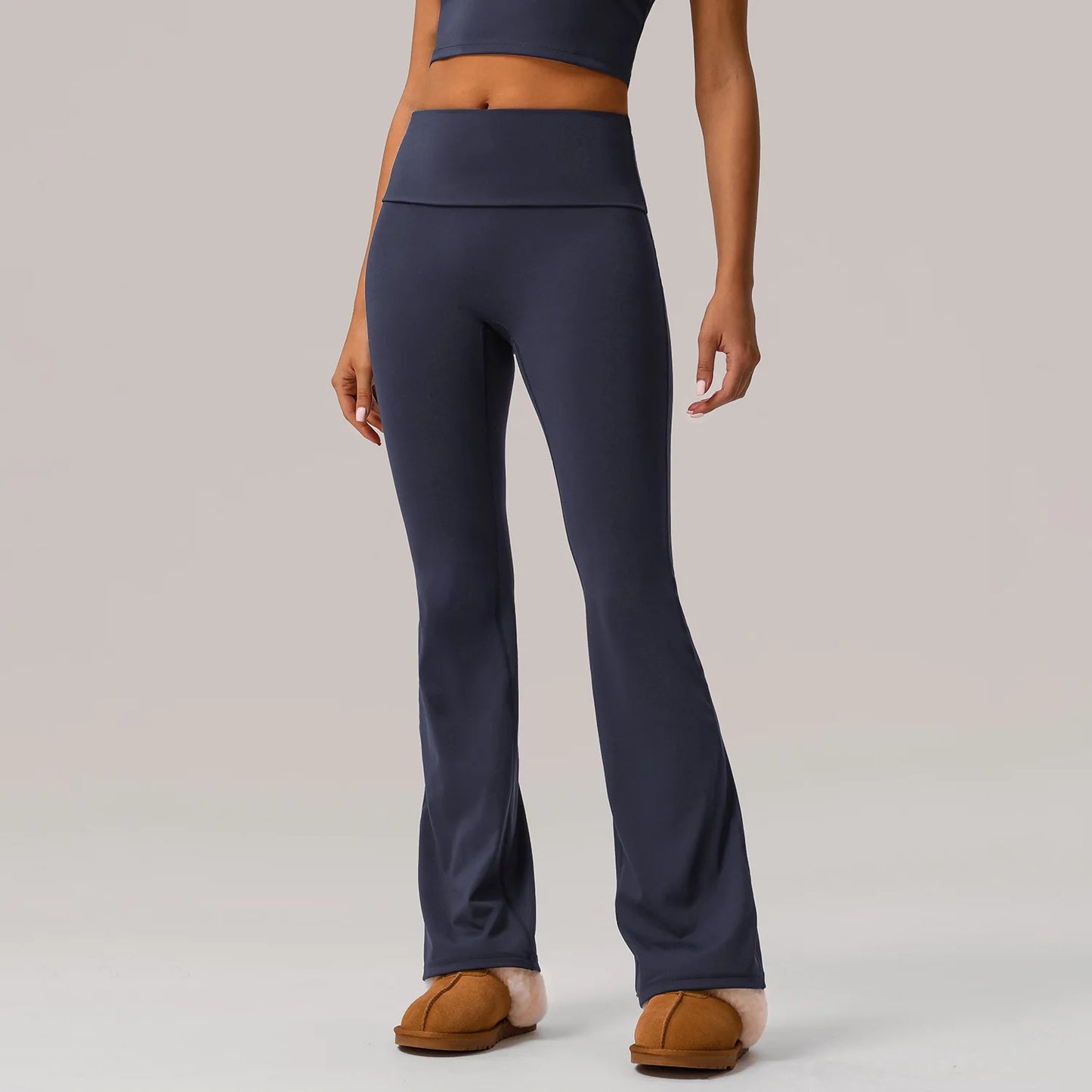 ANNIEGO High Waist Yoga Flare Pants – Hip Lift, Casual Fit