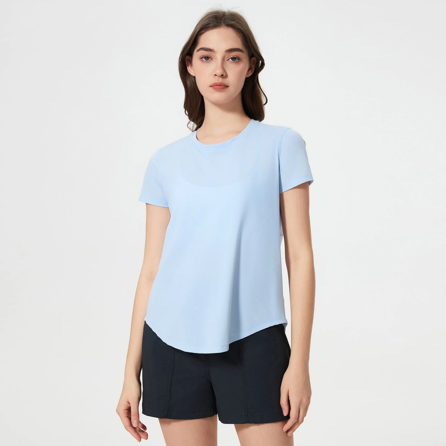 ANNIEGO Quick-Dry Tee – Loose Fit, Short Sleeve, Summer Essential