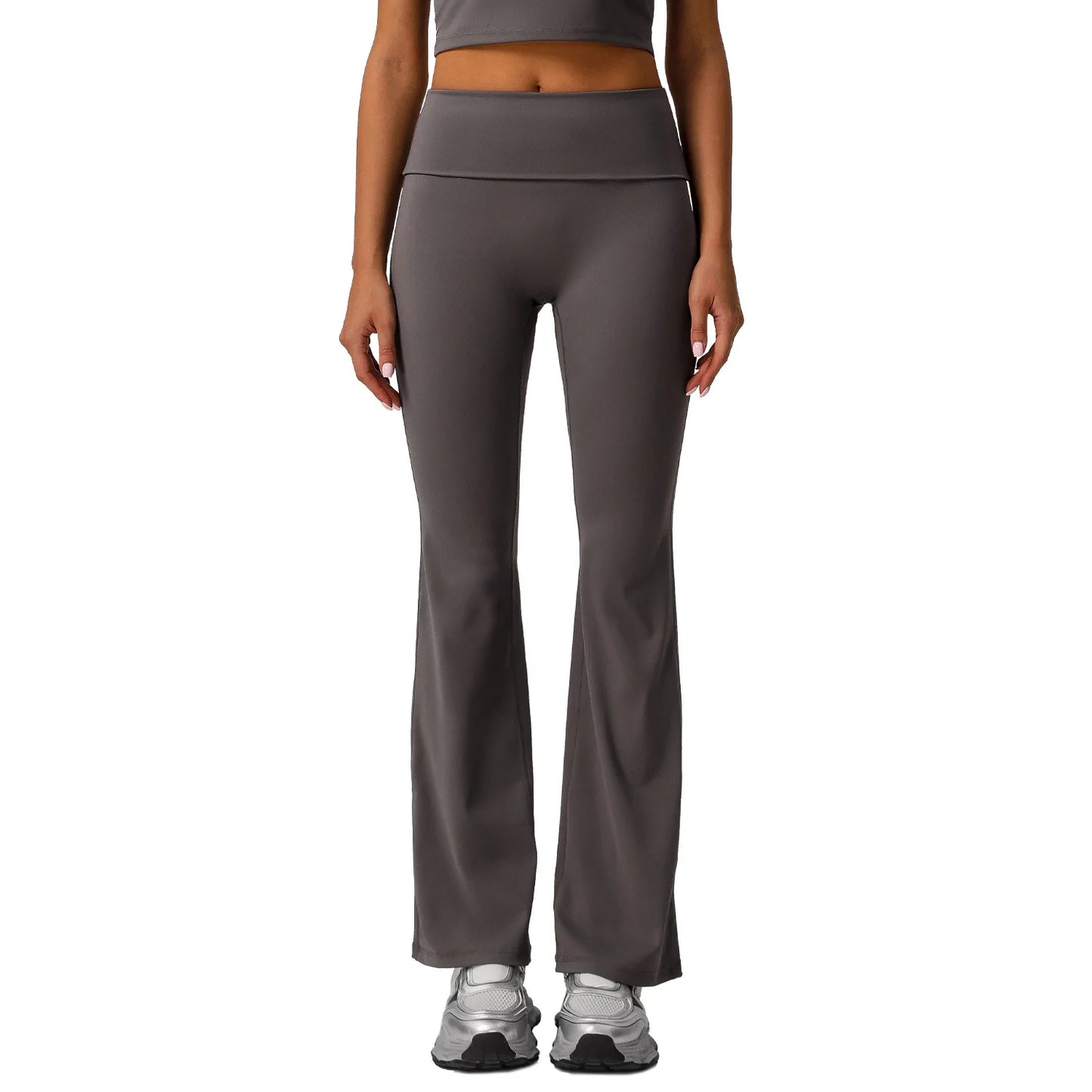 ANNIEGO High Waist Yoga Flare Pants – Hip Lift, Casual Fit