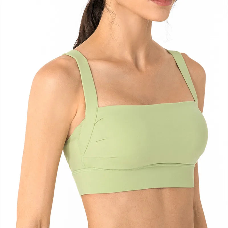 ANNIEGO Shockproof Sports Bra – Removable Padding, Quick-Dry, Yoga Fit