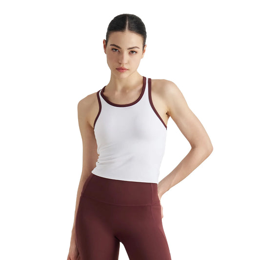 ANNIEGO Seamless I-Back Yoga Bra – Wire-Free & Sweatproof Fit