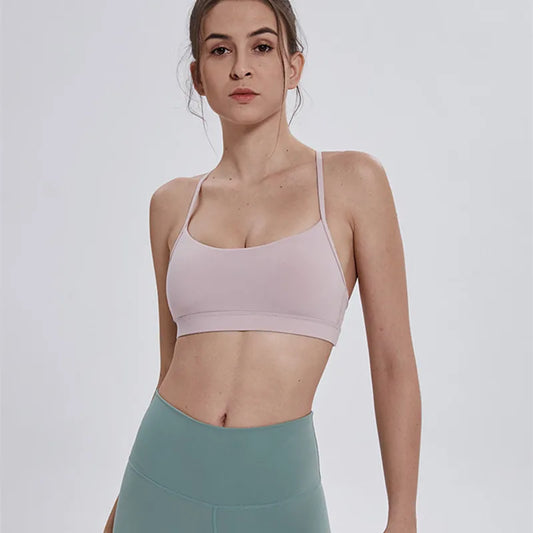 ANNIEGO Sports Bra With Padded Yoga