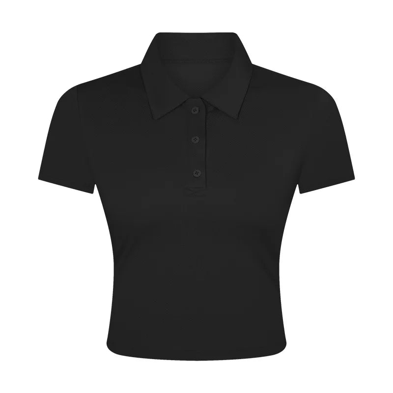 ANNIEGO Performance Polo Shirt – Quick-Dry, Lightweight, Short Sleeve