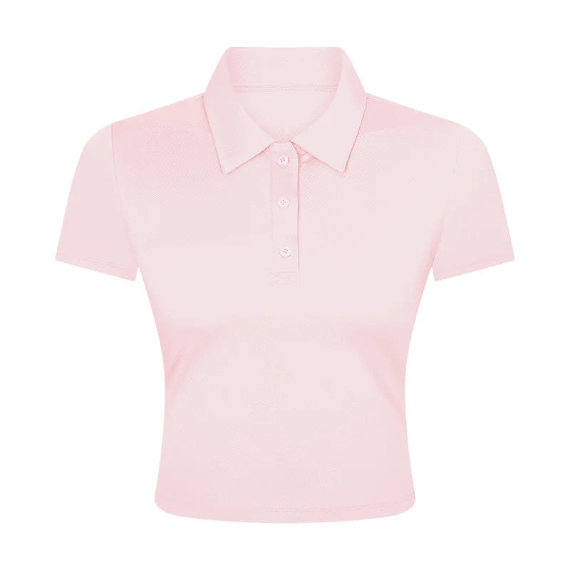 ANNIEGO Performance Polo Shirt – Quick-Dry, Lightweight, Short Sleeve