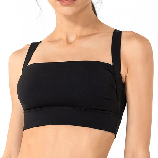ANNIEGO Shockproof Sports Bra – Removable Padding, Quick-Dry, Yoga Fit