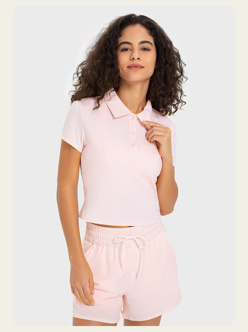 ANNIEGO Performance Polo Shirt – Quick-Dry, Lightweight, Short Sleeve