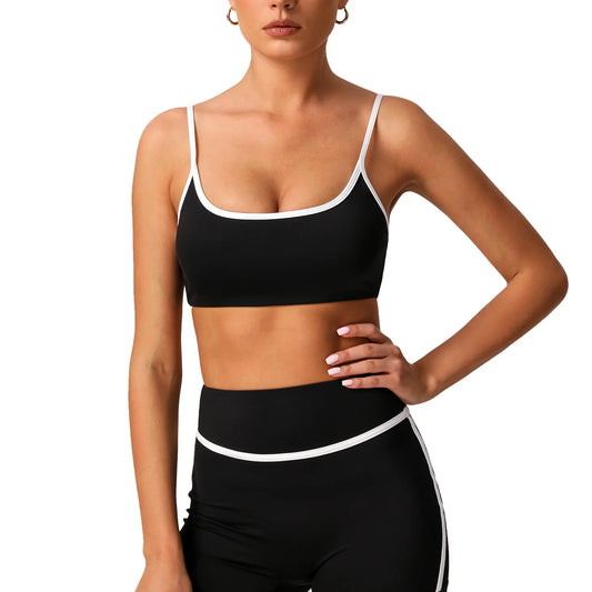 ANNIEGO Yoga Sports Bra – Quick-Drying, Shockproof, Outdoor Running